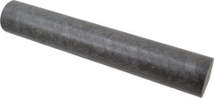 Made in USA - 1' Long, 2" Diam, Nylon 6/6 Plastic Rod - Black - Caliber Tooling