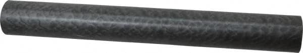 Made in USA - 1' Long, 1-1/2" Diam, Nylon 6/6 (MDS-Filled) Plastic Rod - Black - Caliber Tooling