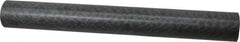 Made in USA - 1' Long, 1-1/2" Diam, Nylon 6/6 (MDS-Filled) Plastic Rod - Black - Caliber Tooling