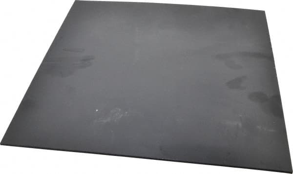 Made in USA - 1/8" Thick x 12" Wide x 1' Long, Nylon 6/6 Sheet - Black - Caliber Tooling