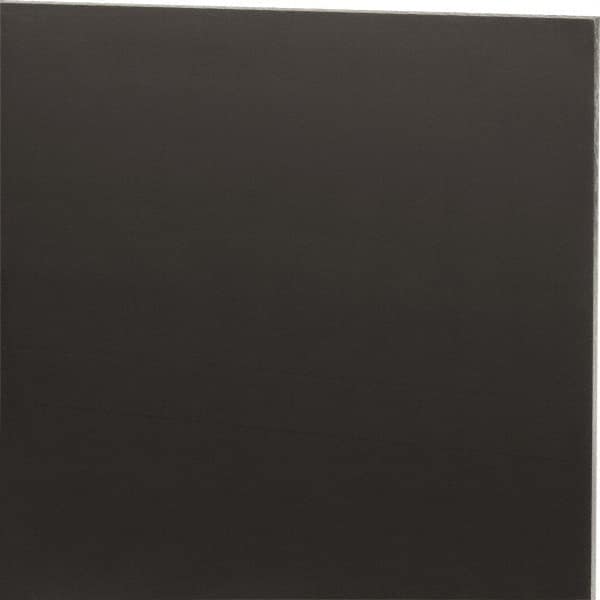 Made in USA - 1/4" Thick x 12" Wide x 4' Long, Nylon 6/6 (MDS-Filled) Sheet - Black - Caliber Tooling