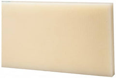 Made in USA - 2' x 6" x 1/8" Natural (Color) Nylon 6/6 Rectangular Bar - Caliber Tooling