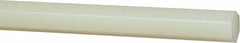 Made in USA - 4' x 3/8" Natural (Color) Nylon 6/6 Hexagonal Bar - Caliber Tooling