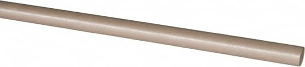 Made in USA - 4' Long, 3/8" Diam, PEEK Plastic Rod - Thermoplastic - Caliber Tooling