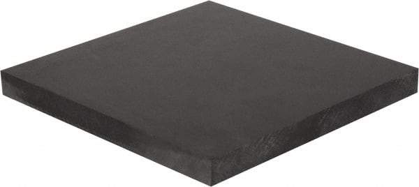 Made in USA - 1-1/2" Thick x 24" Wide x 2' Long, Polycarbonate Sheet - Black - Caliber Tooling