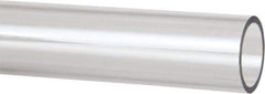 Made in USA - 1/2 Inch Outside Diameter x 8 Ft. Long, Plastic Round Tube - Polycarbonate - Caliber Tooling