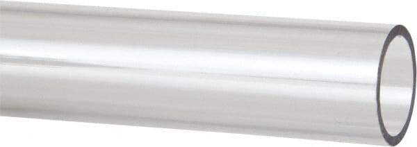 Made in USA - 1-1/2 Inch Outside Diameter x 2 Ft. Long, Plastic Round Tube - Polycarbonate - Caliber Tooling