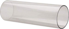 Made in USA - 2-3/4 Inch Outside Diameter x 4 Ft. Long, Plastic Round Tube - Polycarbonate - Caliber Tooling