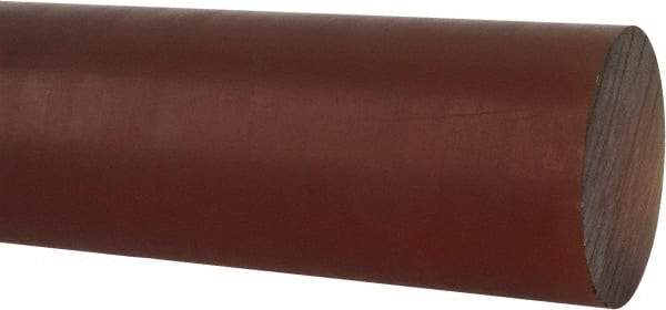 Made in USA - 1' Long, 2" Diam, Polyetherimide (PEI) Plastic Rod - Natural (Color) - Caliber Tooling