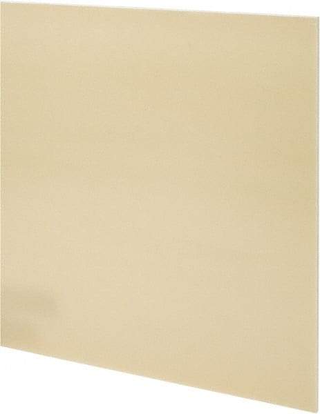 Made in USA - 3/16" Thick x 12" Wide x 1' Long, Epoxyglass Laminate (G10/F4) Sheet - Mustard Yellow, ±0.019 Tolerance - Caliber Tooling