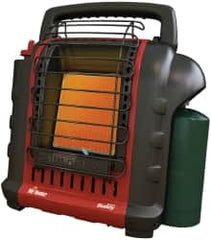 Heatstar - 4,000 to 9,000 BTU, Portable Propane Heater - (1) 1 Lb or 20 Lb Tank Fuel Capacity, 7-1/2" Long x 13-1/2" Wide x 15" High - Caliber Tooling