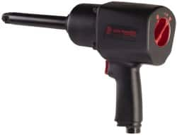 PRO-SOURCE - 3/4" Drive, 6,200 RPM, 200 to 1,300 Ft/Lb Torque Impact Wrench - Pistol Grip Handle, 9 CFM, 3/8" Inlet - Caliber Tooling