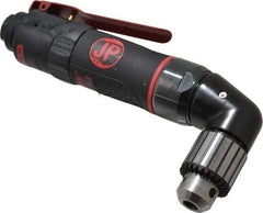 PRO-SOURCE - 3/8" Reversible Keyed Chuck - Right Angle Handle, 1,400 RPM, 4 CFM, 0.35 hp, 90 psi - Caliber Tooling