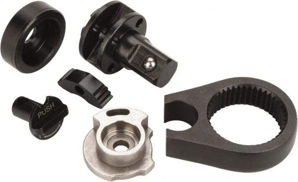 PRO-SOURCE - For Use with 3/8 Impact Ratchet Wrench 5550002145JP, Rebuild Kit - Rear End Plate 34-301714, Front End Plate 34-301719, Yoke 33-301332, Reverse Button 34-301733, Ratchet Pawl 30137, 3/8 Ratchet Anvil 33-301738 - Caliber Tooling