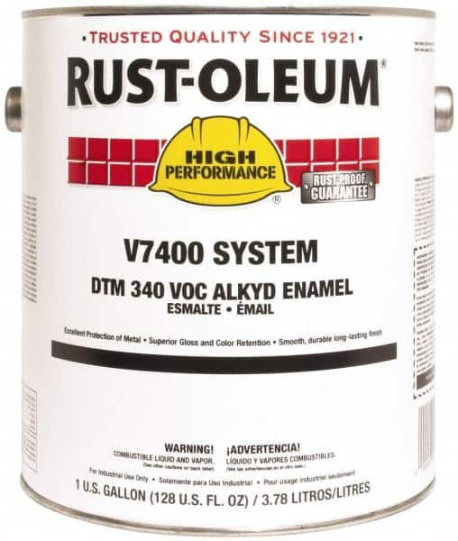 Rust-Oleum - 1 Gal National Blue Gloss Finish Alkyd Enamel Paint - 230 to 425 Sq Ft per Gal, Interior/Exterior, Direct to Metal, <340 gL VOC Compliance - Caliber Tooling