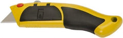 Ability One - Snap Utility Knife - 7" Steel Blade, Yellow Steel Handle - Caliber Tooling