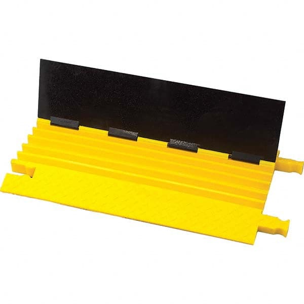 Checkers - On Floor Cable Covers Cover Material: Polyurethane Number of Channels: 5 - Caliber Tooling