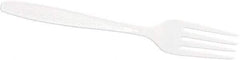 Solo - Solo Guildware Heavyweight Plastic Forks - White - Caliber Tooling