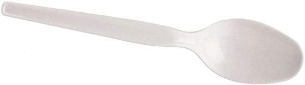 Dixie - Dixie Plastic Tableware, Heavy Mediumweight Teaspoons - White - Caliber Tooling