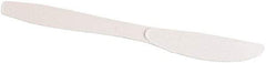 Dixie - Dixie Plastic Tableware, Heavy Mediumweight Knives - White - Caliber Tooling