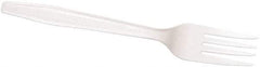 Boardwalk - Boardwalk Full Length Polystyrene Cutlery, Fork - White - Caliber Tooling