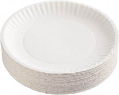 AJM Packaging Corporation - Uncoated Paper Plates, 6" - White - Caliber Tooling