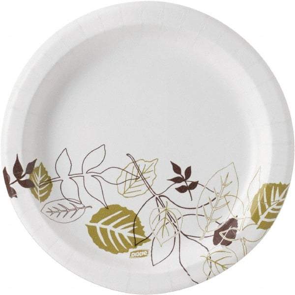 Dixie - Dixie Ultralux Pathways Heavyweight Paper Plates, 8-1/2" - Heavyweight Paper Plates 8-1/2 Inch, Green and Burgundy - Caliber Tooling