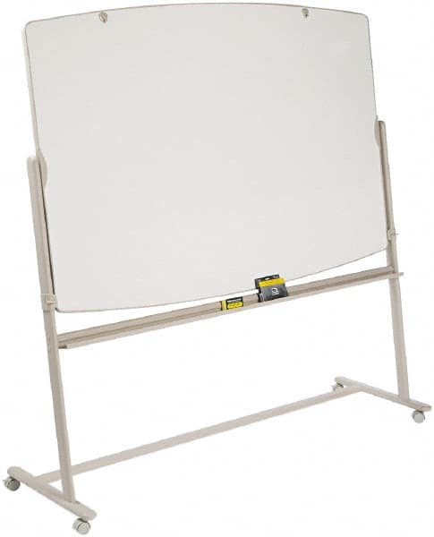 Quartet - 48" High x 72" Wide Reversible Total Erase Laminate Marker Boards - Steel Frame, 4-3/8" Deep, Includes Dry-Erase Markers (Black, Blue, Green, Red) & One Eraser. - Caliber Tooling