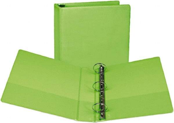 Samsill - 2" Sheet Capacity, 11 x 8-1/2", View Ring Binder - Vinyl Covered Chipboard, Lime - Caliber Tooling