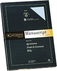 Southworth - 12-1/2" Long x 9" Wide Manuscript Cover - Blue - Caliber Tooling