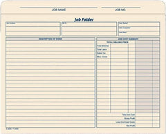 TOPS - 8-1/2 x 11", Letter Size, Manila, File Folders with Top Tab - 11 Point Stock, Straight Tab Cut Location - Caliber Tooling