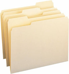 Samsill - 8-1/2 x 11", Letter Size, Manila, File Folders with Top Tab - 11 Point Stock, 1/3 Tab Cut Location - Caliber Tooling