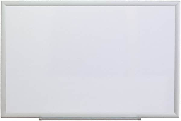 UNIVERSAL - 24" High x 36" Wide Erasable Melamine Marker Boards - Aluminum Frame, 38.2" Deep, Includes Mounting Kit - Caliber Tooling