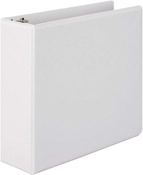 Wilson Jones - 3" Sheet Capacity, 11 x 8-1/2", View Ring Binder - Vinyl, White - Caliber Tooling