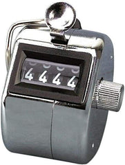 BATES - 4 Digit Wheel Display Tally Counters-Hand - Caliber Tooling