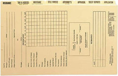 Samsill - 14 x 8 1/2" Classification Folders-Top Tab Fastener - Manila - Caliber Tooling