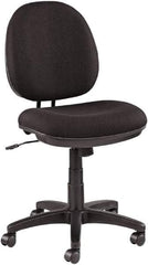 ALERA - 16-1/2" High Office/Managerial/Executive Chair - 19" Wide x 17" Deep, 100% Acrylic Seat, Black - Caliber Tooling