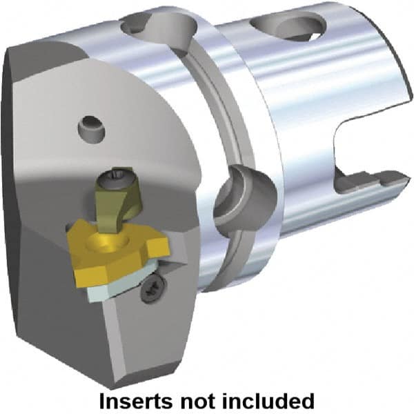 Kennametal - Insert Style LT 27EL, 45mm Head Length, Left Hand Cut, External Modular Threading Cutting Unit Head - System Size KM40TS, 27mm Center to Cutting Edge, Series LT Threading - Caliber Tooling