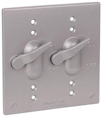 Thomas & Betts - Electrical Outlet Box Aluminum Switch Cover - Includes Gasket & Screw - Caliber Tooling