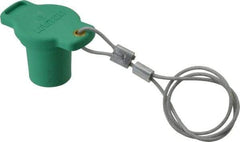 Leviton - 3R NEMA Rated, Male, Green Single Pole Protective Cap - For Use with Female Plug, CSA Certified, UL Listed - Caliber Tooling