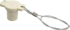 Leviton - 3R NEMA Rated, Male, White Single Pole Protective Cap - For Use with Female Plug, CSA Certified, UL Listed - Caliber Tooling