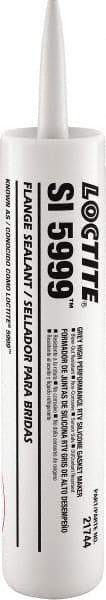 Loctite - 300 mL Cartridge Gray Silicone Sealant - -65°F Min Operating Temp - Caliber Tooling