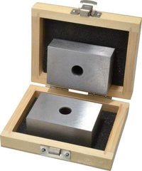 Fowler - 0.0003 Squareness Per Inch, Hardened Steel, 1-2-3 Block with 1 Hole Setup Block - 0.0002 Inch Overall Tolerance, 5/16 - 18 Inch Tapped Hole Size, 55-60 HRC Hardness, Sold As Matched Pair - Caliber Tooling