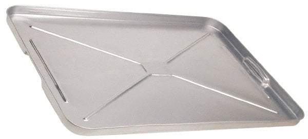 Plews - 26" Long x 17-3/4" Wide x 1" High, Oil Drip Pan - Galvanized Steel - Caliber Tooling