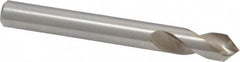 Cleveland - 3/8" Body Diam, 90°, 3-1/8" OAL, High Speed Steel Spotting Drill - Caliber Tooling