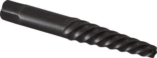 Cleveland - Spiral Flute Screw Extractor - #5 Extractor for 9/16 to 3/4" Screw, 3-3/8" OAL - Caliber Tooling