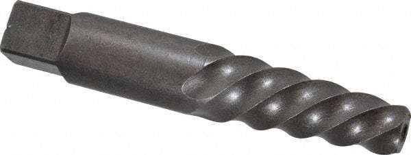 Cleveland - Spiral Flute Screw Extractor - #7 Extractor for 1 to 1-3/8" Screw, 4-1/8" OAL - Caliber Tooling