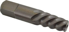 Cleveland - Spiral Flute Screw Extractor - #8 Extractor for 1-3/8 to 1-3/4" Screw, 4-3/8" OAL - Caliber Tooling