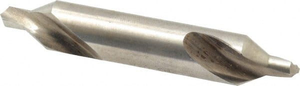 Cleveland - #6 Plain Cut 60° Incl Angle High Speed Steel Combo Drill & Countersink - Caliber Tooling