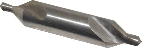 Cleveland - #7 Plain Cut 60° Incl Angle High Speed Steel Combo Drill & Countersink - Caliber Tooling